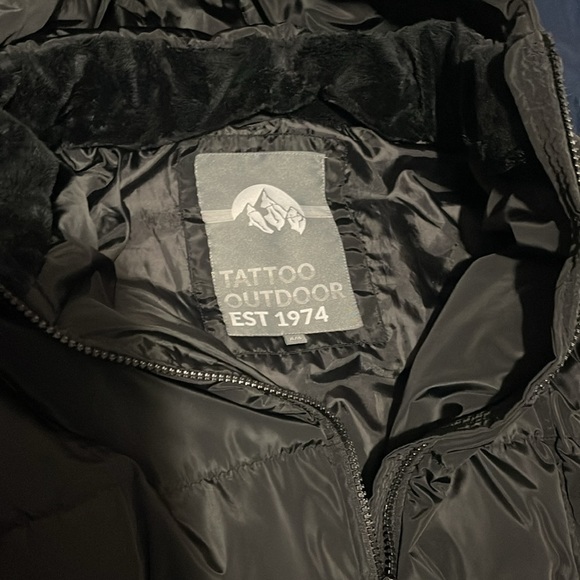 long tattoo puffer jacket - Picture 4 of 4